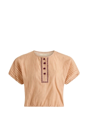 Marie Oliver Jaylen crop top - Neutrals