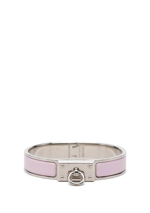 Hermès Pre-Owned 2010-2026 Narrow Enamel Clic Anneau Bracelet PM costume bracelet - Pink