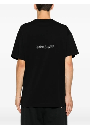 Palm Angels slogan-print cotton T-shirt - Black
