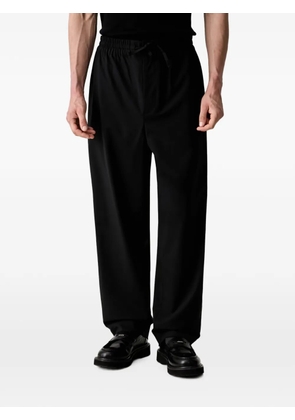 Kenzo drawstring elasticated-waist trousers - Black
