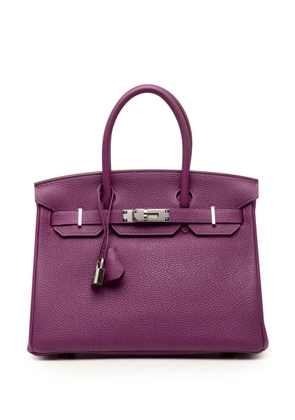 Hermès Pre-Owned 2014 Togo Birkin Retourne 30 handbag - Purple