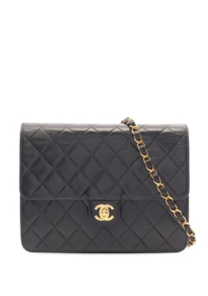 CHANEL Pre-Owned 2002-2003 Quilted Lambskin Classic Flap shoulder bag - Black