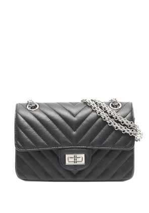 CHANEL Pre-Owned 2021-2026 Mini Chevron 2.55 Reissue Flap Bag crossbody bag - Black