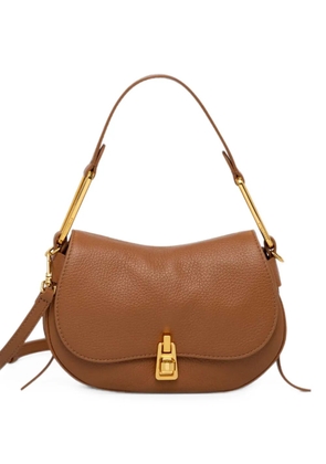 Coccinelle pebbled leather shoulder bag - Brown