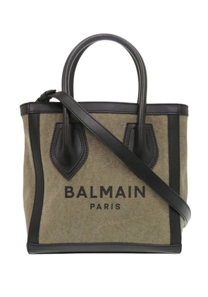 Balmain Pre-Owned 2010-2026 Canvas B Army 24 Shopping satchel - Brown