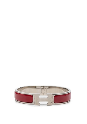 Hermès Pre-Owned 1990-2010 Narrow Enamel Clic H Bracelet PM costume bracelet - Red