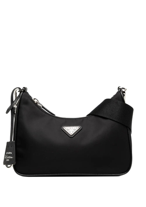 Prada Pre-Owned 2000-2013 Saffiano Trimmed Re Nylon Re Edition 2005 satchel - Black