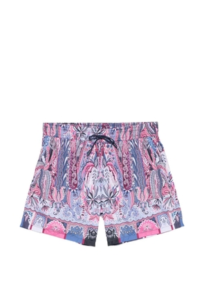 ETRO paisley-print swim shorts - Blue