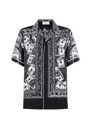Philipp Plein skull dollar-print shirt - Black