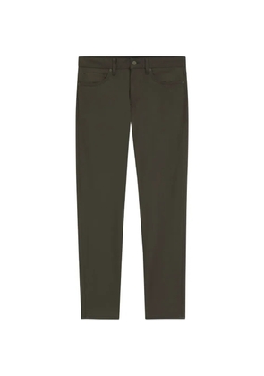 BOSS Delaware slim-fit twill trousers - Green