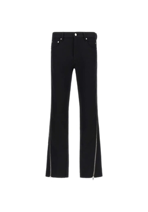Rick Owens Vega herringbone wool trousers - Black