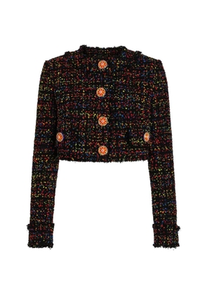 Dolce & Gabbana short tweed jacket - Black