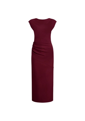 Proenza Schouler Katia dress in wool gabardine - Red