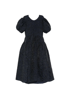 Cecilie Bahnsen open-back puff-sleeve midi dress - Black