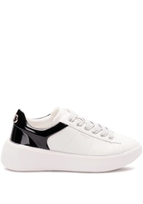 TWINSET leather sneakers - White