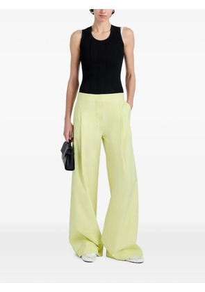 Proenza Schouler White Label Coralie pants in poplin - Yellow