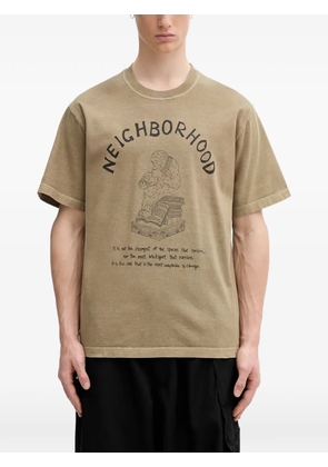 Neighborhood graphic-print T-shirt - Neutrals