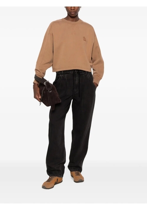MARANT ÉTOILE Sunny logo-embroidered sweatshirt - Brown