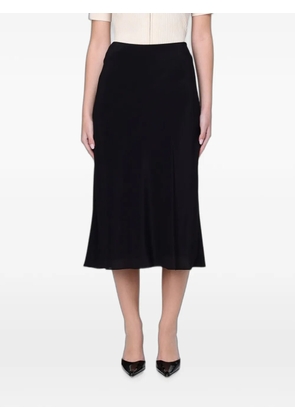 Patrizia Pepe silk midi skirt - Black