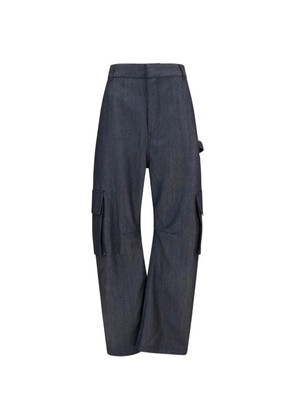 Balenciaga relaxed-fit cargo pants - Blue