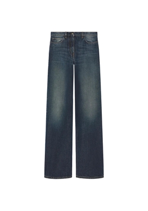 Courrèges faded-effect wide-leg jeans - Blue