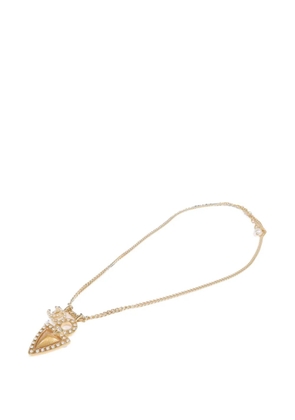 CHANEL Pre-Owned CC triangle necklace - Gold