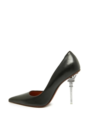 VETEMENTS Eiffel Tower pointed-toe pumps - Black