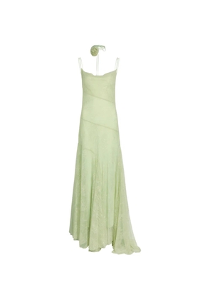 De La Vali Calima lace maxi dress - Green