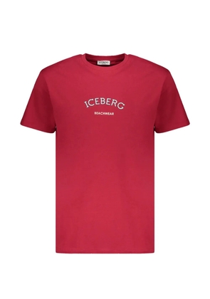 Iceberg logo-print short-sleeve T-shirt - Red