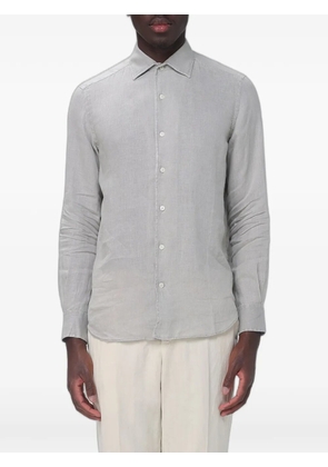 MC2 Saint Barth linen long-sleeve shirt - Grey