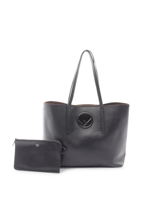Fendi Pre-Owned 2000s F Is Fendi leather tote bag - Black