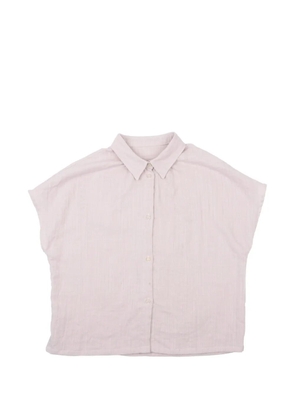 Naked and Famous Billie double-weave gauze shirt - Pink