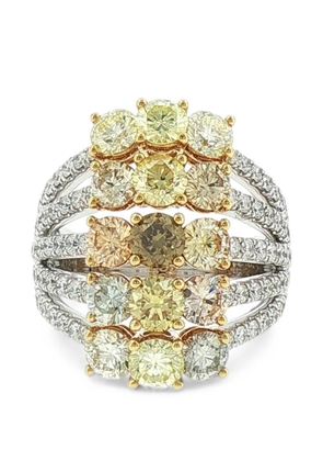 HYT Jewelry diamond cocktail ring - Silver