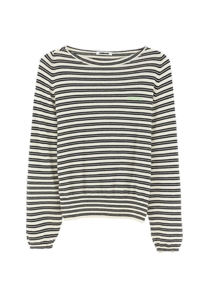 Bellerose Gerhi horizontal-stripe sweater - White