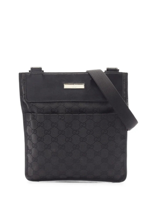 Gucci Pre-Owned 2000s GG canvas shoulder bag - Black