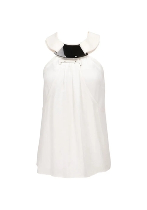 TOM FORD hardware-detail halterneck blouse - White