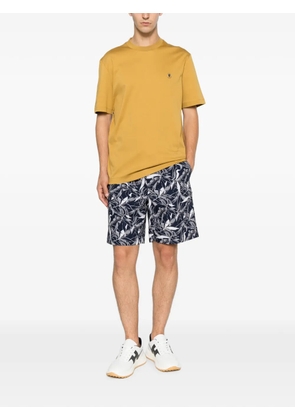BOSS logo-embroidered T-shirt - Yellow
