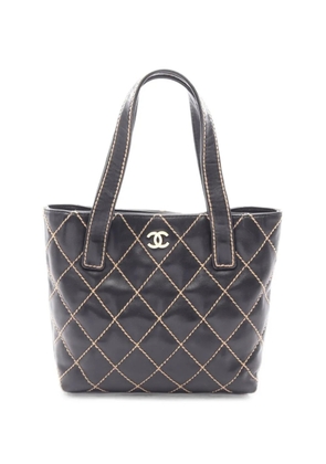 CHANEL Pre-Owned 2003-2004 Wild Stitch tote bag - Black