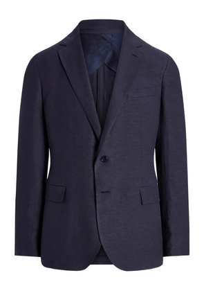 Ralph Lauren Purple Label textured single-button blazer - Blue