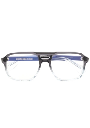 Cutler & Gross ombre pilot-frame glasses - Grey
