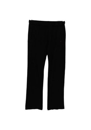 Ma+ cross-embroidered track pants - Black