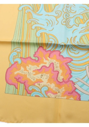 Hermès Pre-Owned 2010s A Contre Courant scarf - Yellow