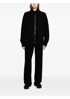 Ma+ cross-embroidered track pants - Black