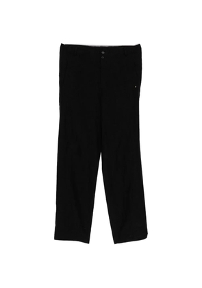 Ma+ cross-embossed trousers - Black