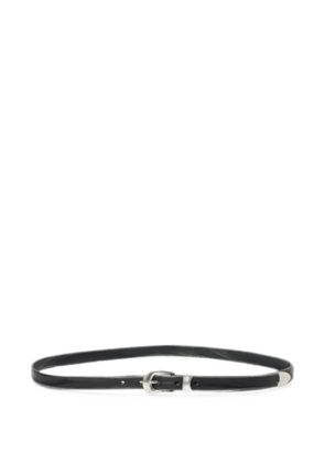 OUR LEGACY buckled leather belt - Black