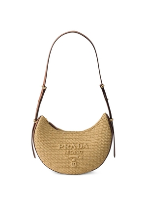 Prada small Arqué crochet shoulder bag - Neutrals