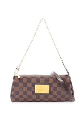 Louis Vuitton Pre-Owned 2013 Eva Damier ebene shoulder bag - Brown
