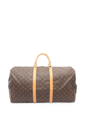 Louis Vuitton Pre-Owned 2001 55 Monogram Keepall Boston bag - Brown