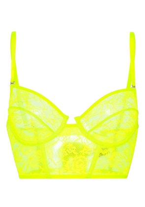 Maison Close Flashback Néon half-cup bra - Yellow
