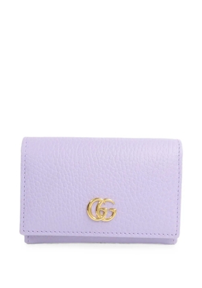 Gucci Pre-Owned logo-plaque card case - Purple